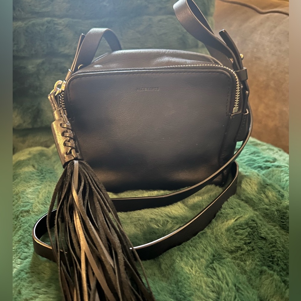 All Saints Black Mini Bag